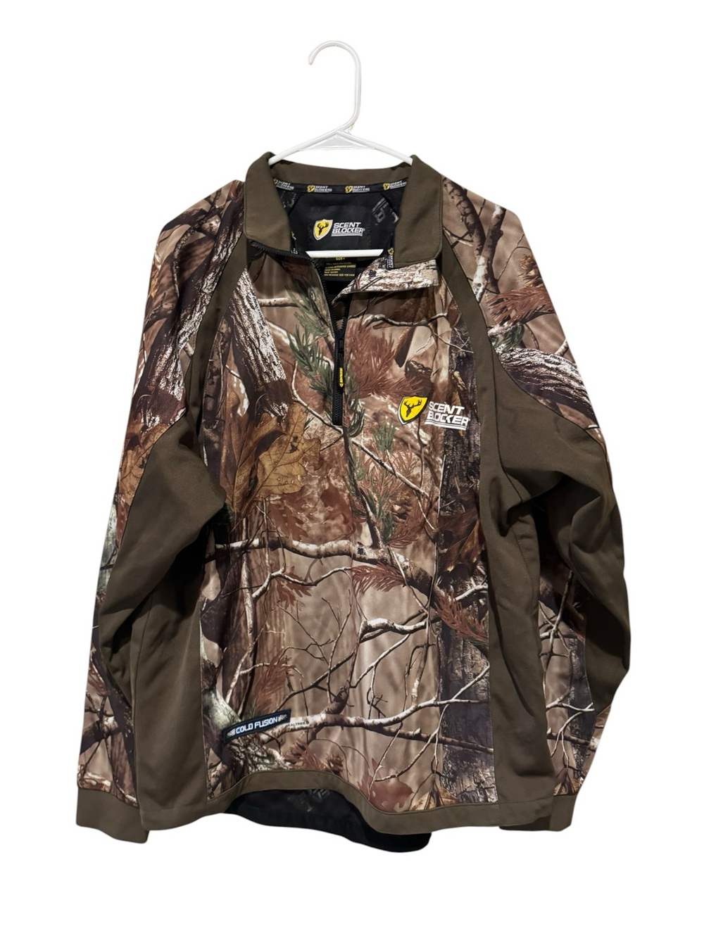 NWOT ScentBlocker Men's Camo Field Jacket - Brown RealTree Camouflage